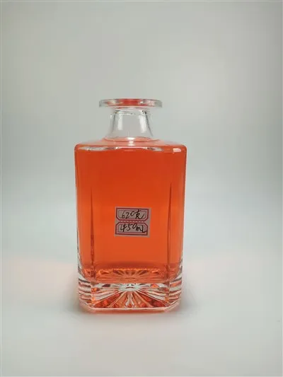 450ml ευρύ στόμα βότκα πνευματικό γυάλινο μπουκάλια